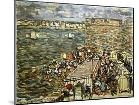 Ramparts, St. Malo-Maurice Brazil Prendergast-Mounted Giclee Print