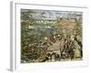 Ramparts, St. Malo-Maurice Brazil Prendergast-Framed Giclee Print