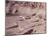 Ramps and Terraces of the Temple of Queen Hatshepsut, Deir El Bahri, Egypt-Walter Rawlings-Mounted Photographic Print