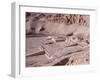 Ramps and Terraces of the Temple of Queen Hatshepsut, Deir El Bahri, Egypt-Walter Rawlings-Framed Photographic Print
