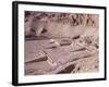 Ramps and Terraces of the Temple of Queen Hatshepsut, Deir El Bahri, Egypt-Walter Rawlings-Framed Photographic Print