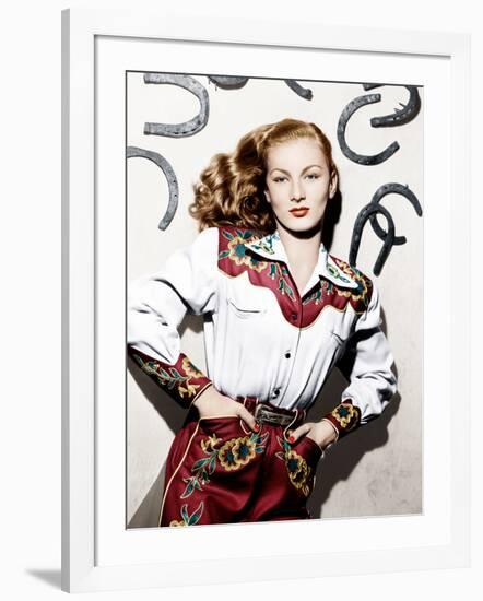 RAMROD, Veronica Lake, 1947-null-Framed Photo