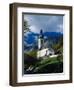 Ramsau Church Above Ramsauer Arche Stream, Berchtesgaden, Germany-Martin Moos-Framed Photographic Print