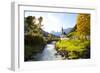 Ramsau Church in Autumn, Ramsau, Near Berchtesgaden, Bavaria, Germany, Europe-Miles Ertman-Framed Photographic Print