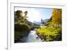 Ramsau Church in Autumn, Ramsau, Near Berchtesgaden, Bavaria, Germany, Europe-Miles Ertman-Framed Photographic Print