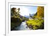 Ramsau Church in Autumn, Ramsau, Near Berchtesgaden, Bavaria, Germany, Europe-Miles Ertman-Framed Photographic Print