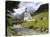 Ramsau Church, Near Berchtesgaden, Bavaria, Germany, Europe-Gary Cook-Stretched Canvas