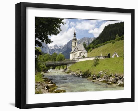 Ramsau Church, Near Berchtesgaden, Bavaria, Germany, Europe-Gary Cook-Framed Photographic Print