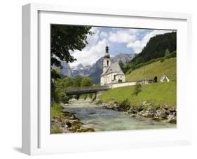 Ramsau Church, Near Berchtesgaden, Bavaria, Germany, Europe-Gary Cook-Framed Photographic Print