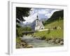 Ramsau Church, Near Berchtesgaden, Bavaria, Germany, Europe-Gary Cook-Framed Photographic Print