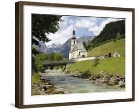 Ramsau Church, Near Berchtesgaden, Bavaria, Germany, Europe-Gary Cook-Framed Photographic Print