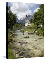 Ramsau Church, Near Berchtesgaden, Bavaria, Germany, Europe-Gary Cook-Stretched Canvas