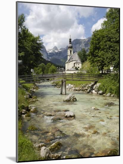 Ramsau Church, Near Berchtesgaden, Bavaria, Germany, Europe-Gary Cook-Mounted Photographic Print