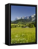 Ramsau, Dachstein, Summer Meadow, Styria, Austria-Rainer Mirau-Framed Stretched Canvas