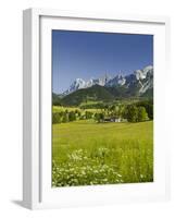 Ramsau, Dachstein, Summer Meadow, Styria, Austria-Rainer Mirau-Framed Photographic Print