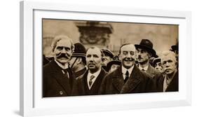 Ramsay Macdonald, first Labour British Prime Minister, leaving Buckingham Palace after being asked-null-Framed Photographic Print