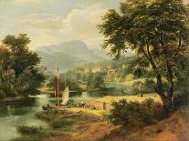 View of Clappersgate on the River Brathay Above Windermere-Ramsay Richard Reinagle-Giclee Print