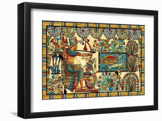 Ramses Hunting-null-Framed Art Print