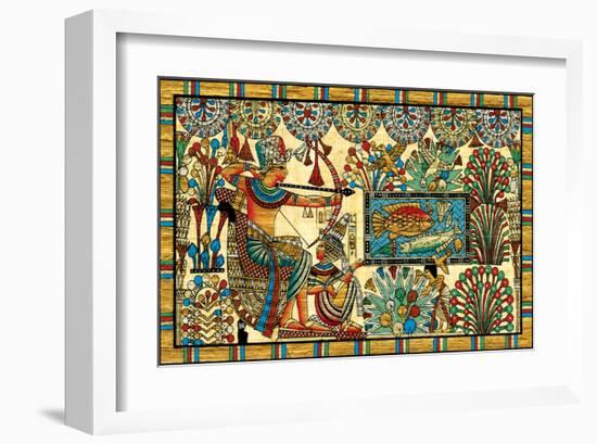 Ramses Hunting-null-Framed Art Print