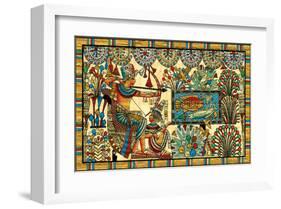 Ramses Hunting-null-Framed Art Print