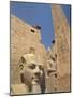 Ramses II and the Obelisk at Luxor Temple, Luxor, Thebes, Egypt, Africa-Gavin Hellier-Mounted Photographic Print