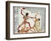 Ramses II Fighting and Killing Libyan Leader-Ippolito Rosellini-Framed Giclee Print