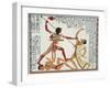 Ramses II Fighting and Killing Libyan Leader-Ippolito Rosellini-Framed Giclee Print