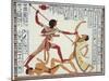 Ramses II Fighting and Killing Libyan Leader-Ippolito Rosellini-Mounted Giclee Print