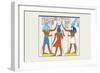 Ramses II Made King-J. Gardner Wilkinson-Framed Art Print