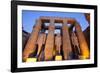 Ramses II Statues and Columns in the Luxor Temple Complex-Alex Saberi-Framed Photographic Print