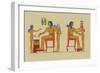 Ramses III Playing at Draughts-J. Gardner Wilkinson-Framed Art Print