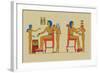 Ramses III Playing at Draughts-J. Gardner Wilkinson-Framed Art Print