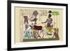 Ramses III Returning with His Prisoners-J. Gardner Wilkinson-Framed Art Print
