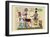 Ramses III Returning with His Prisoners-J. Gardner Wilkinson-Framed Art Print