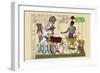 Ramses III Returning with His Prisoners-J. Gardner Wilkinson-Framed Art Print