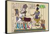 Ramses III Returning with His Prisoners-J. Gardner Wilkinson-Framed Stretched Canvas