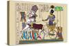 Ramses III Returning with His Prisoners-J. Gardner Wilkinson-Stretched Canvas