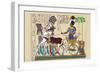 Ramses III Returning with His Prisoners-J. Gardner Wilkinson-Framed Premium Giclee Print