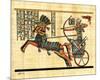 Ramses on Chariot-null-Mounted Art Print