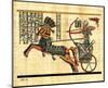 Ramses on Chariot-null-Mounted Art Print