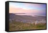 Ramsey Beach at Sunset, Isle of Man, Europe-Neil Farrin-Framed Stretched Canvas