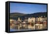 Ramsey Harbour, Ramsey, Isle of Man, Europe-Neil Farrin-Framed Stretched Canvas