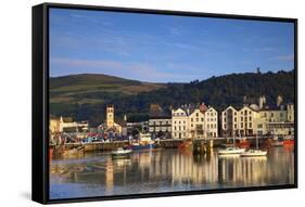 Ramsey Harbour, Ramsey, Isle of Man, Europe-Neil Farrin-Framed Stretched Canvas