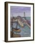 Ramsgate Harbour, c.1927-Stanislawa de Karlowska-Framed Giclee Print