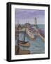 Ramsgate Harbour, c.1927-Stanislawa de Karlowska-Framed Giclee Print