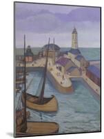 Ramsgate Harbour, c.1927-Stanislawa de Karlowska-Mounted Giclee Print