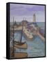 Ramsgate Harbour, c.1927-Stanislawa de Karlowska-Framed Stretched Canvas