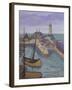 Ramsgate Harbour, c.1927-Stanislawa de Karlowska-Framed Giclee Print