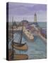 Ramsgate Harbour, c.1927-Stanislawa de Karlowska-Stretched Canvas