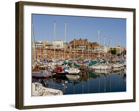 Ramsgate Harbour, Thanet, Kent, England, United Kingdom, Europe-Charles Bowman-Framed Photographic Print